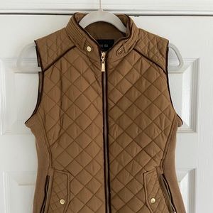Caramel vest NWOT